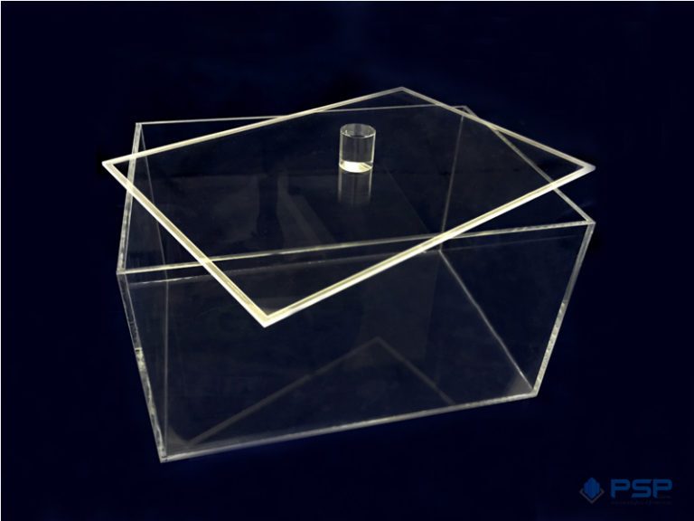 Κουτιά από plexiglass διάφανο με καπάκι και χερούλι