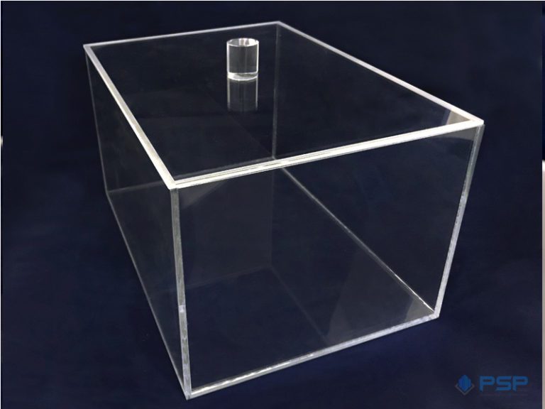 Κουτιά από plexiglass διάφανο με καπάκι και χερούλι